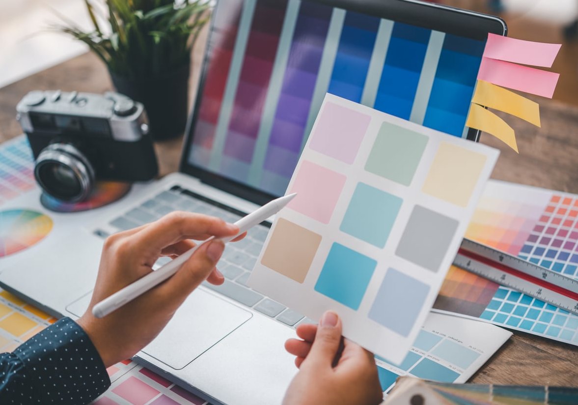 brand identity design desk