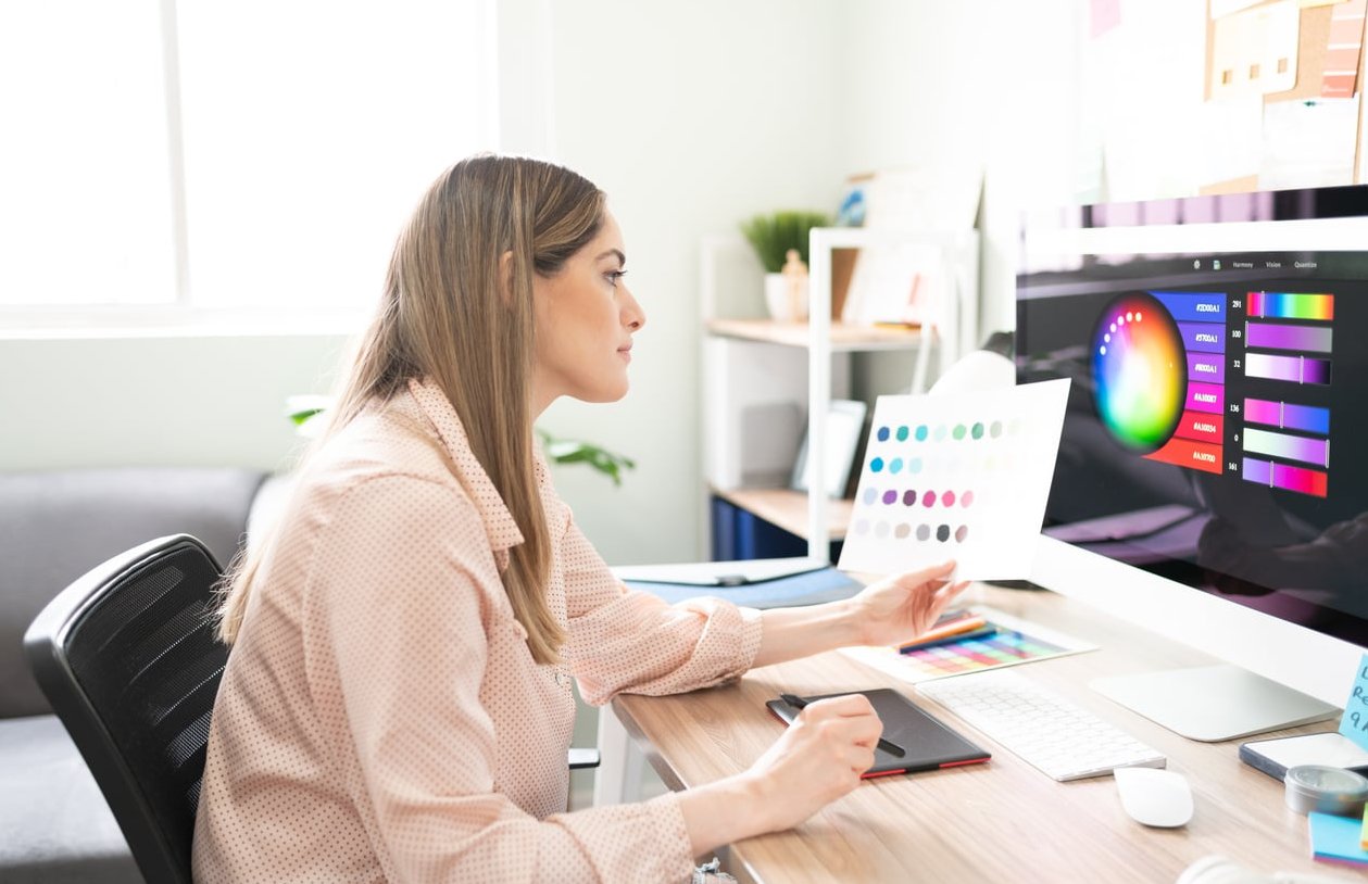 brand identity design desk