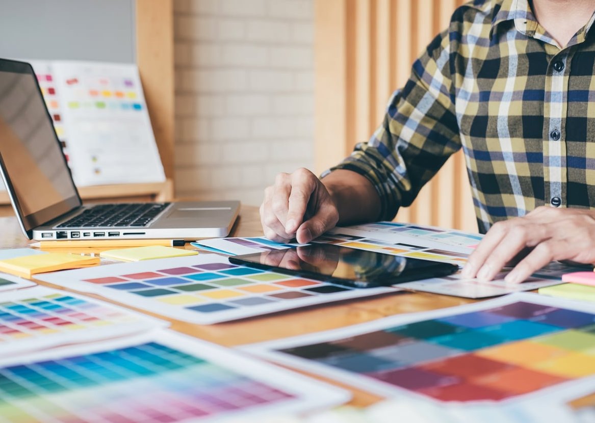 landing page design laptop