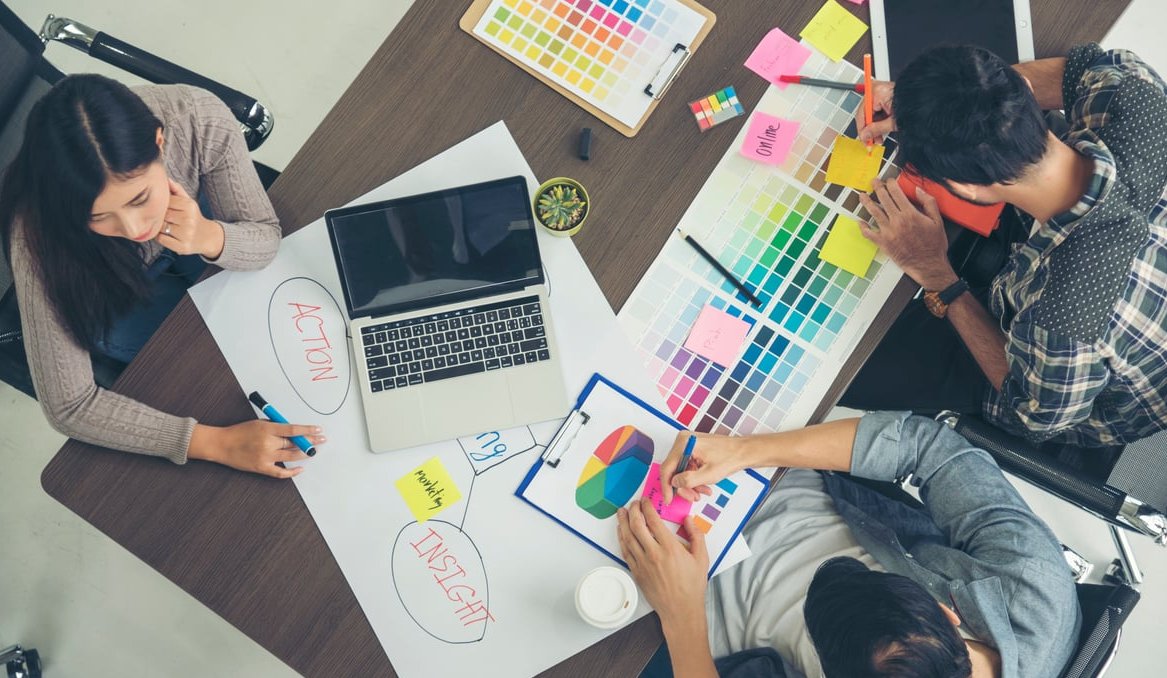 landing page design laptop