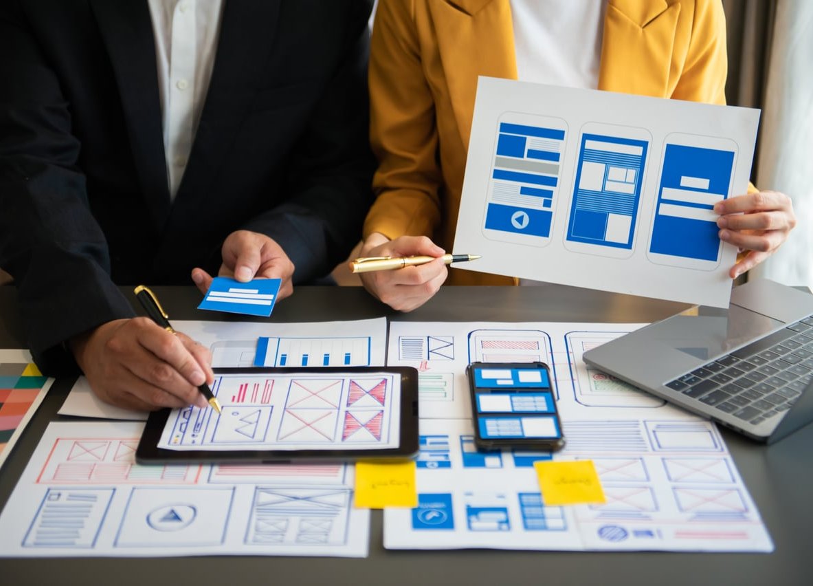 website menu design