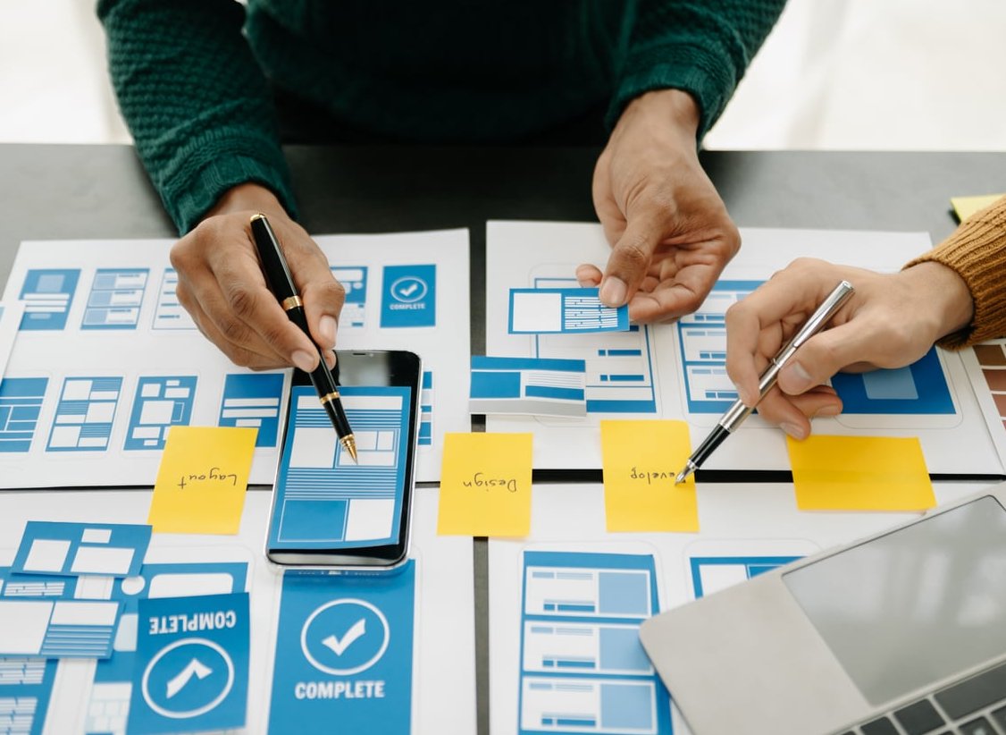 website wireframe layout
