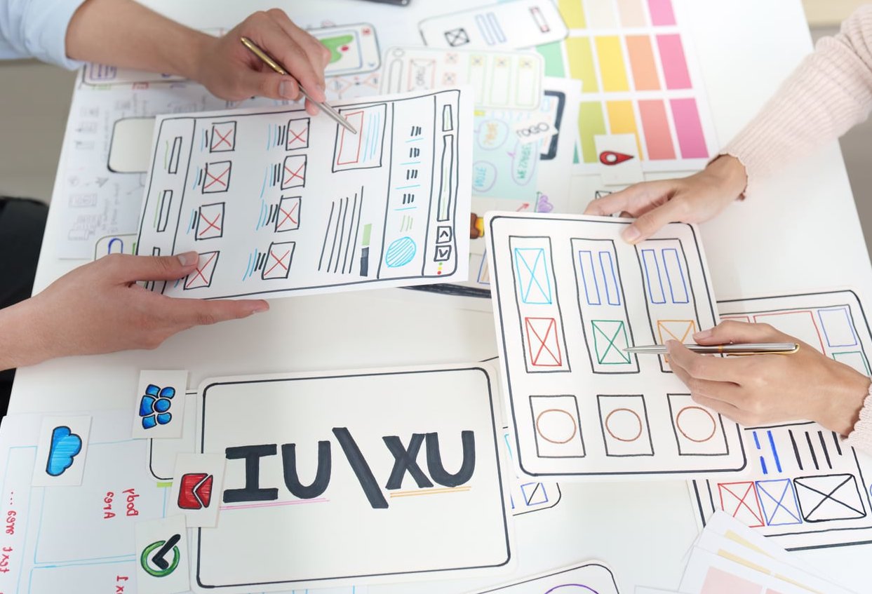 website menu design
