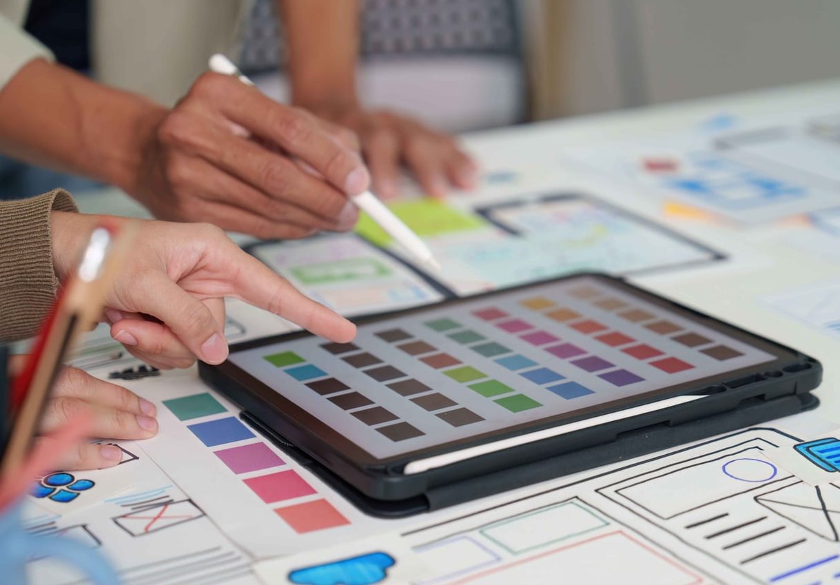 website wireframe layout